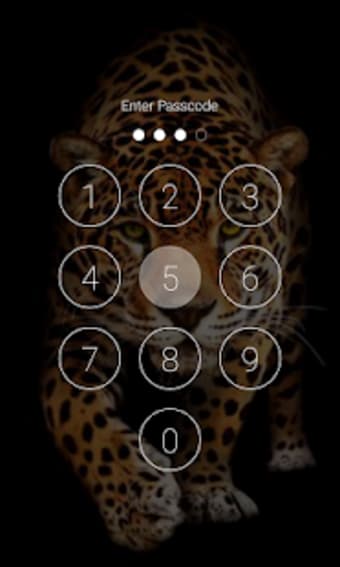 Jaguar Lock Screen Jaguar Pattern Passcode Keypad