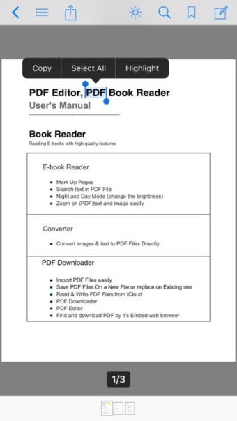 PDF Editor PDF Book Reader