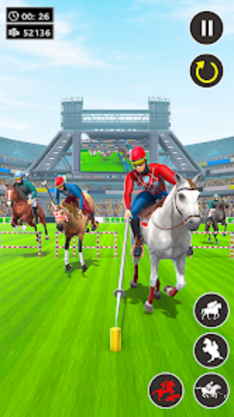 Tent Pegging Horse Racing Game