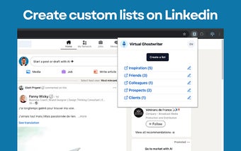 Virtual Ghostwriter - Personalize Your LinkedIn Feed