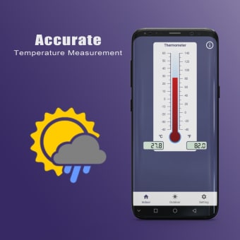 Thermometer Room Temperature Indoor and Outdoor