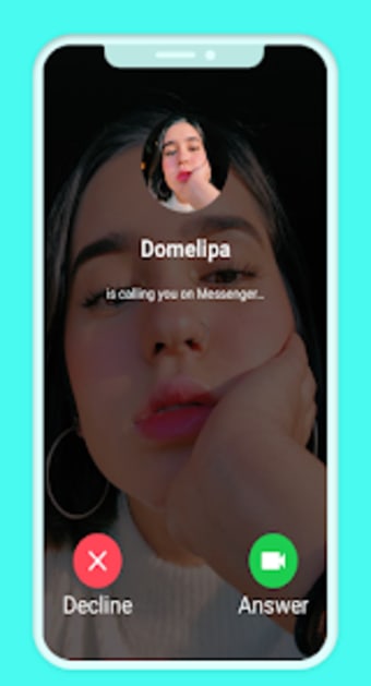 Domelipa fake Video Call