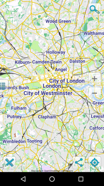 Map of London offline