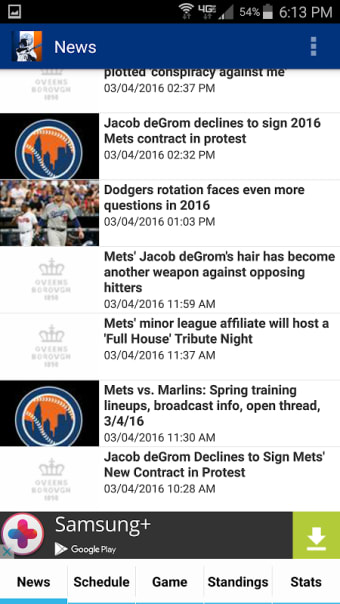 New York Baseball Mets Edition