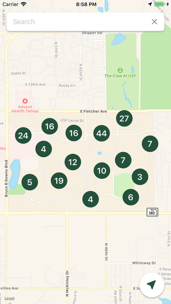 USF Campus Maps