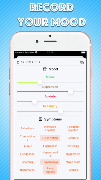 Bipolar Mood Tracker BPD Diary