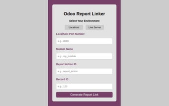 Odoo Report Linker