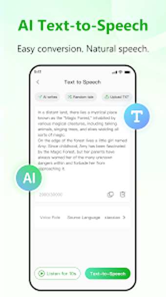 RecCloud - AI TTS  Translator