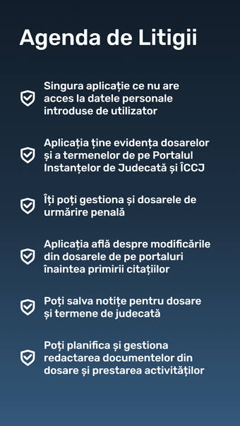 Agenda de Litigii