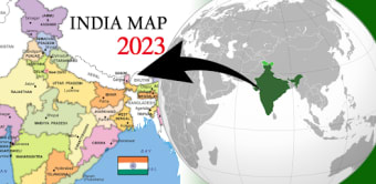 India Political Map offline