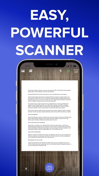 Simply Scan Scanner PDF Editor