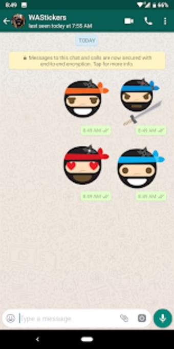 Ninja Emoji Stickers - WAStickerApps