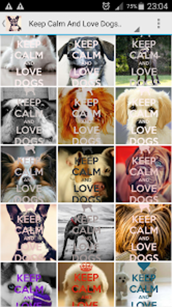 Keep Calm Love Dogs Wallpapers