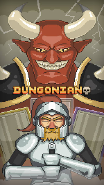 Dungonian: Pixel card puzzle
