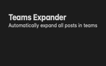 Teams Expander