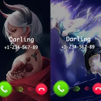 Anime Caller Screen