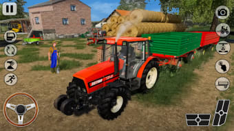 Us Village Tractor Farming 3D