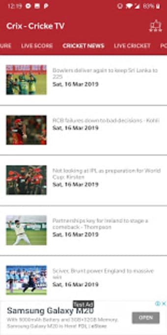 IPL 2019 Live - Cricket Live TV
