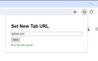 Set New Tab URL