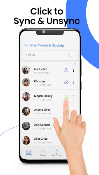 Contacts Backup  Transfer App