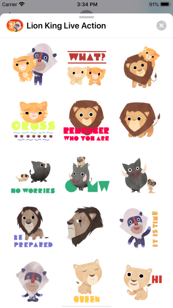 The Lion King Stickers