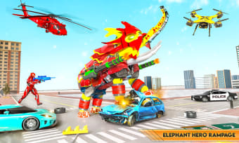 Elephant Robot Limo Robot Car