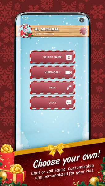 Call From Santa Chat Video and Simulated Call