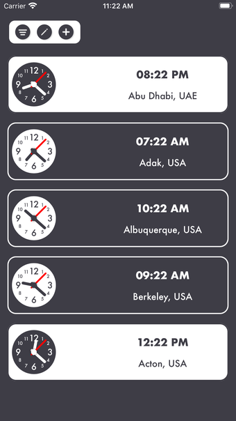 Widget World Clock