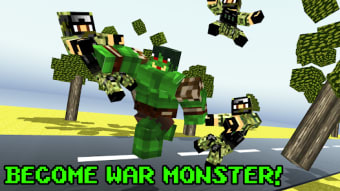 War Monster Titan: Blocky City