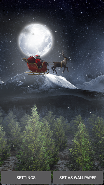 Santa 3D Live Wallpaper