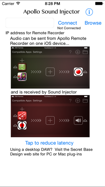 Apollo Sound Injector - Streaming Audio between iOS Devices