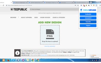Single Upload Chrome Extension