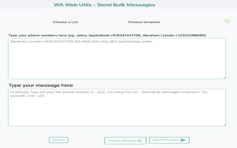 WA - Bulk Message Sender