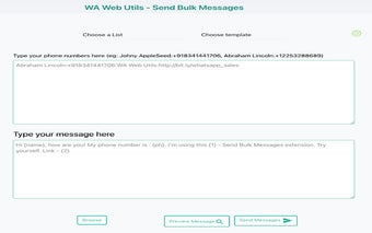 WA - Bulk Message Sender