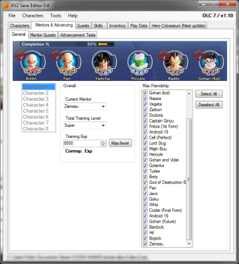 XV2 Save Editor - Dragon Ball Xenoverse