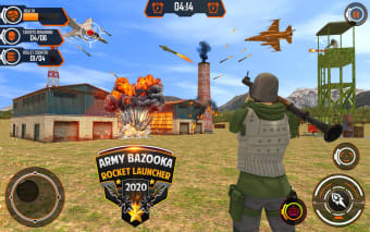 Army Bazooka Rocket Launcher: Shooting Games 2020