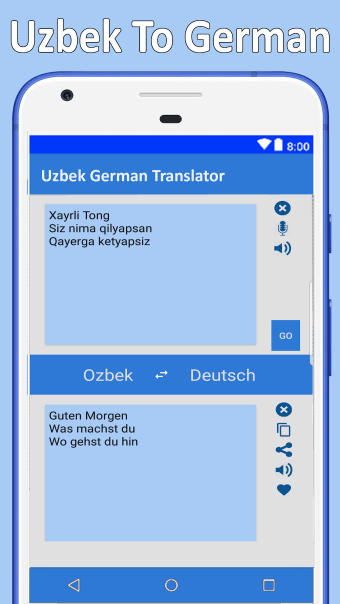 Uzbek German Translator