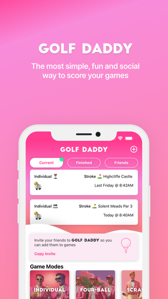 Golf Daddy Scorecard