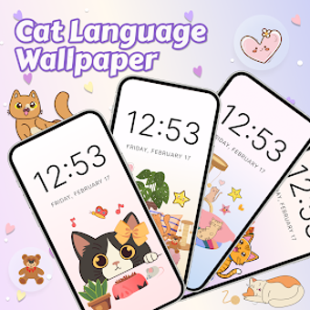 Funny Cat Language Wallpaper