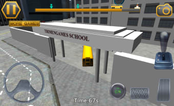 Schoolbus driving 3D simulator