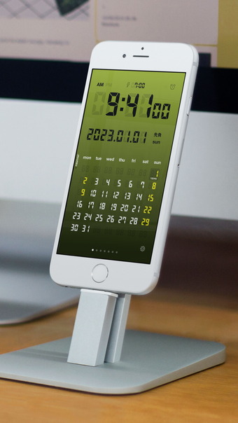 LCD Clock - Clock  Calendar