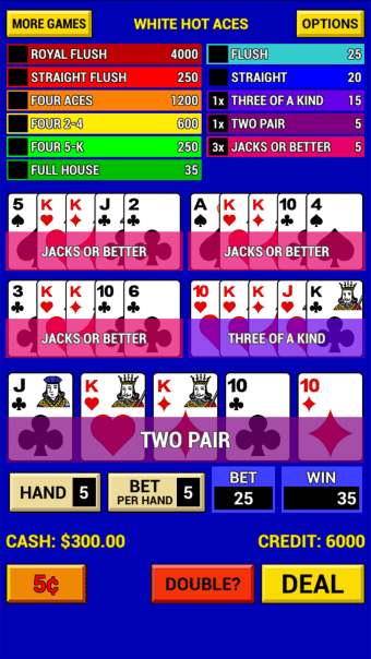 Video Poker Multi.