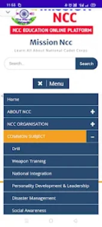 MISSION NCC - For NCC Cadets