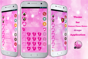 Theme Dialer Pink Sparkling 2