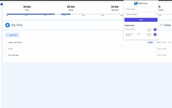 Kicktimer.com - time tracker