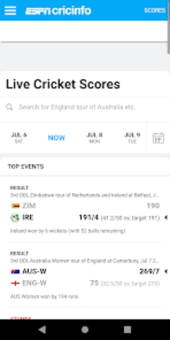 Live Cricket - All Cricket Sco