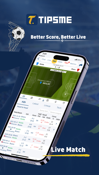 Tipsme - Football livescore