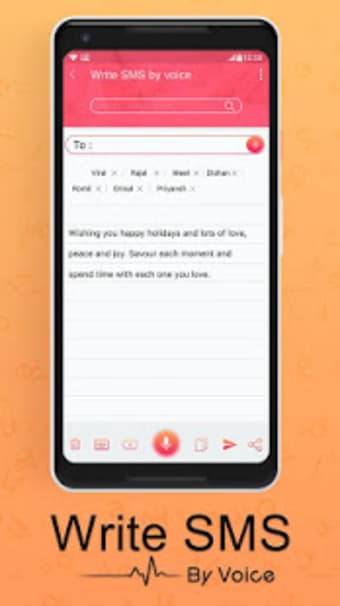 Write SMS by Voice: Voice Text Messages 2019