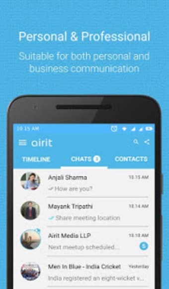 Mi Airit - Free Indian Chat App with Public groups