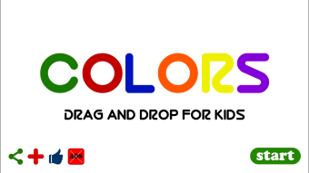 Colors Drag and Drop for nursery and preschool kids